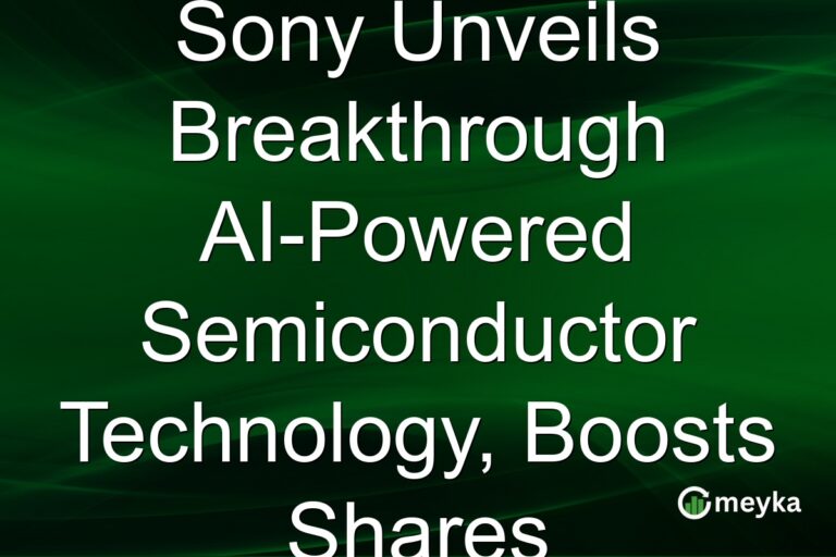 Sony Unveils Breakthrough AI-Powered Semiconductor Technology, Boosts Shares