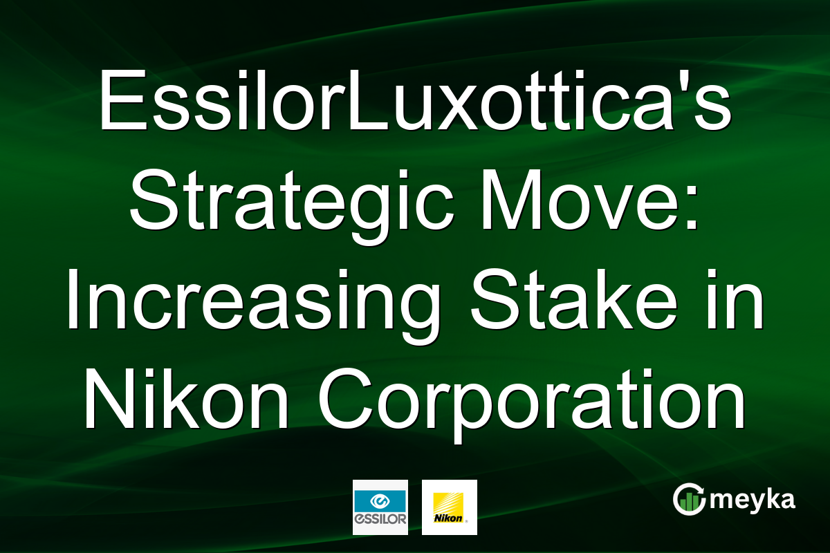 EssilorLuxottica's Strategic Move: Increasing Stake in Nikon Corporation