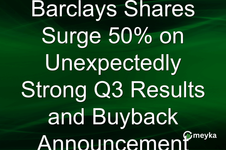 Barclays Shares Surge 50% on Unexpectedly Strong Q3 Results and Buyback Announcement