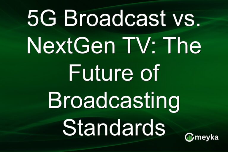 5G Broadcast vs. NextGen TV: The Future of Broadcasting Standards
