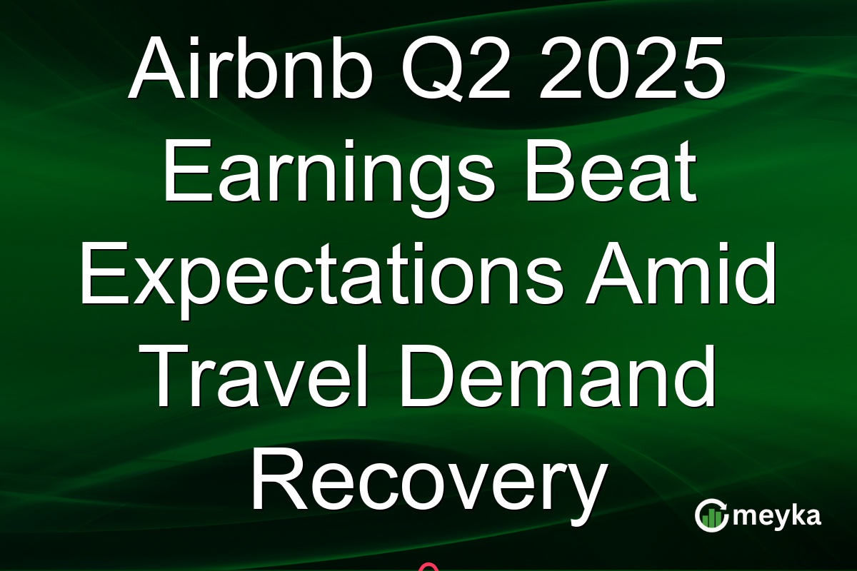 Airbnb Q2 2025 Earnings Beat Expectations Amid Travel Demand Recovery