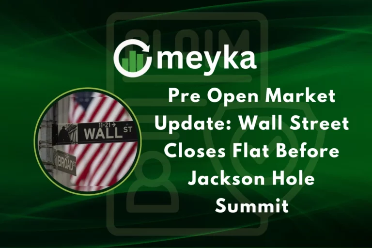 Pre open market charts showing Dow Jones, S&P 500, and Nasdaq ahead of Jackson Hole Summit