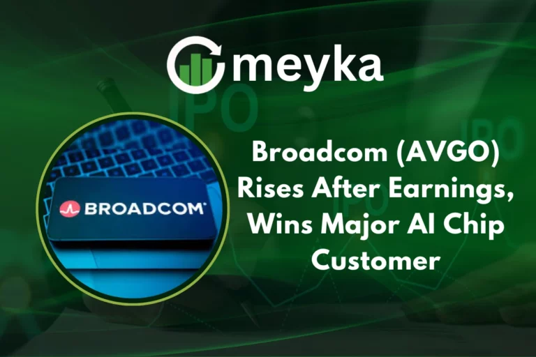 Broadcom AVGO stock rises after earnings and AI chip customer announcement