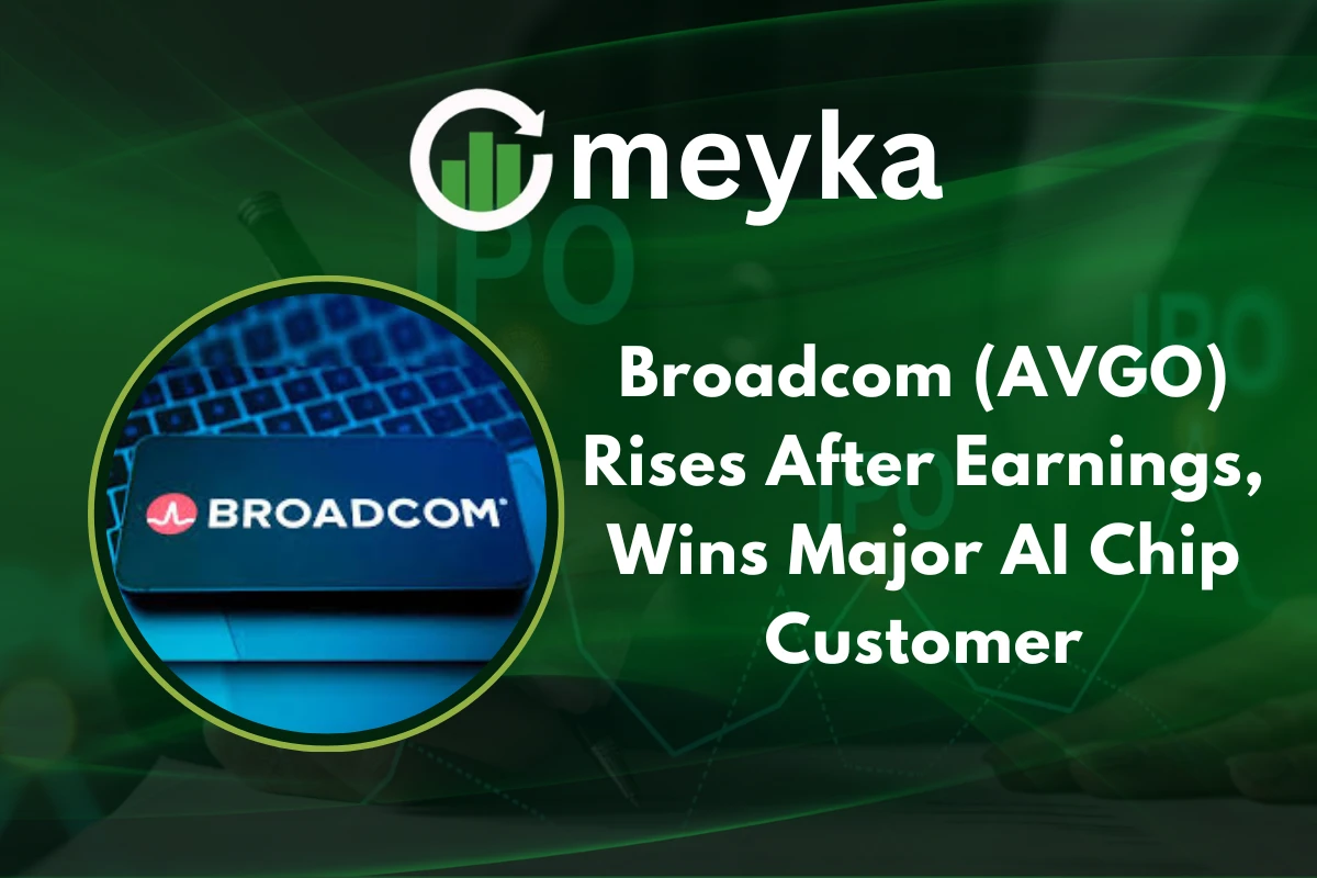 Broadcom AVGO stock rises after earnings and AI chip customer announcement