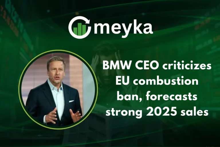 BMW CEO speaking on EU combustion ban and 2025 sales forecast