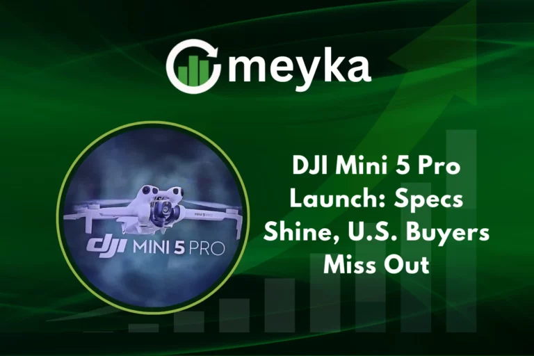 DJI Mini 5 Pro drone launch with advanced specs but no U.S. release