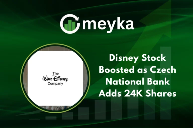 Disney Stock rises after Czech National Bank increases holdings