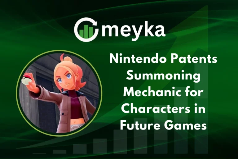 Nintendo Patents Summoning mechanic concept showing characters being called into battle in a futuristic game design.