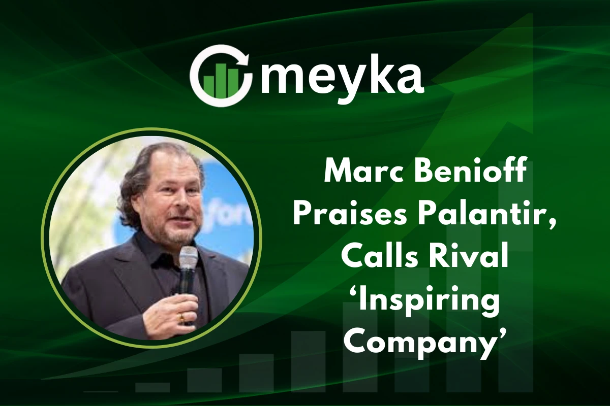 Marc Benioff discusses Palantir, praising its enterprise AI strategy and premium pricing model.