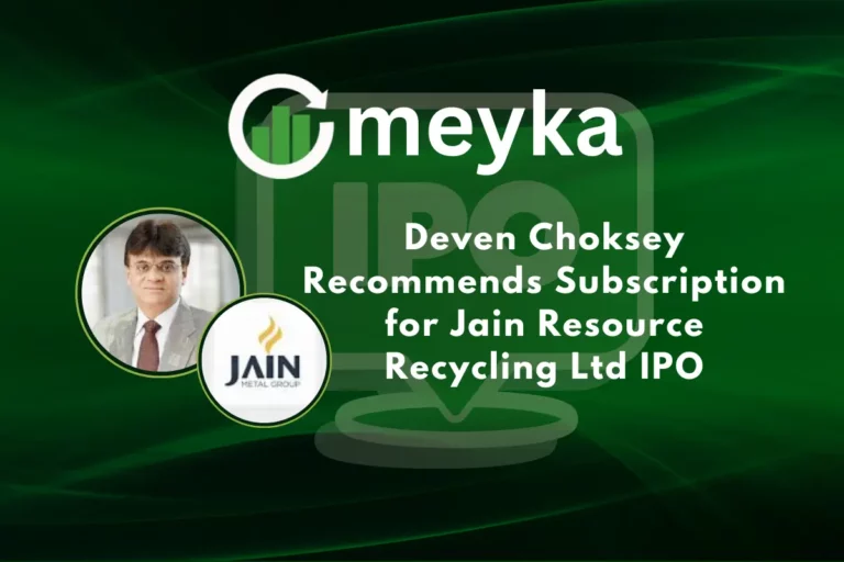 Jain Resource Recycling Ltd IPO