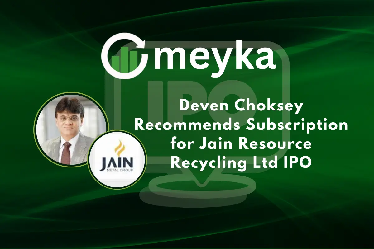 Jain Resource Recycling Ltd IPO