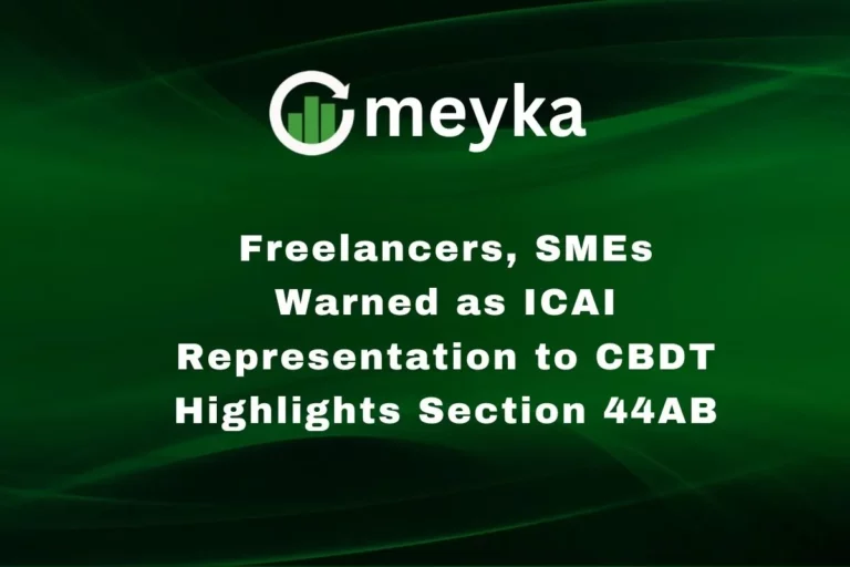 ICAI Representation to CBDT