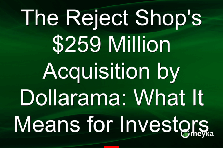 The Reject Shop's $259 Million Acquisition by Dollarama: What It Means for Investors