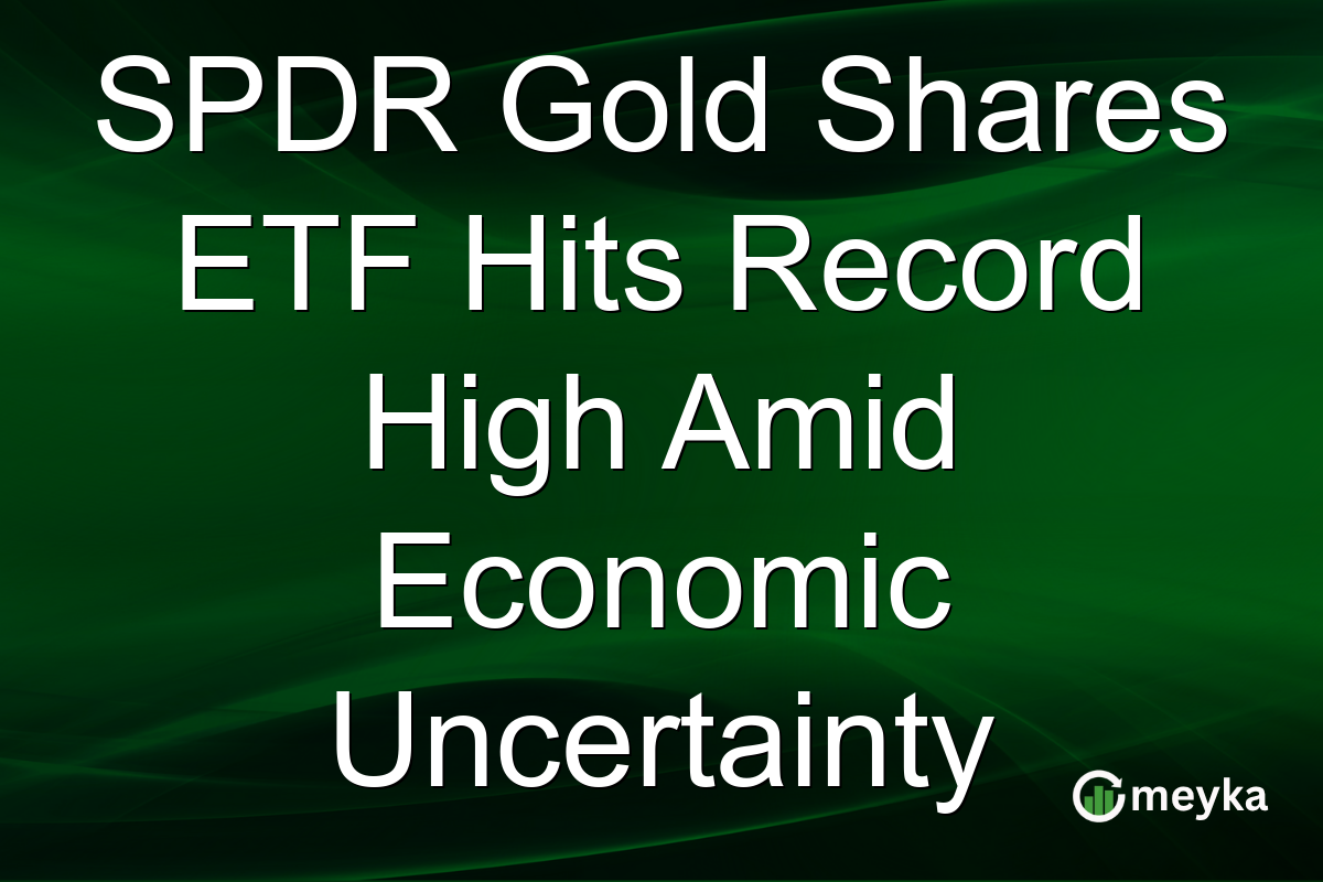SPDR Gold Shares ETF Hits Record High Amid Economic Uncertainty