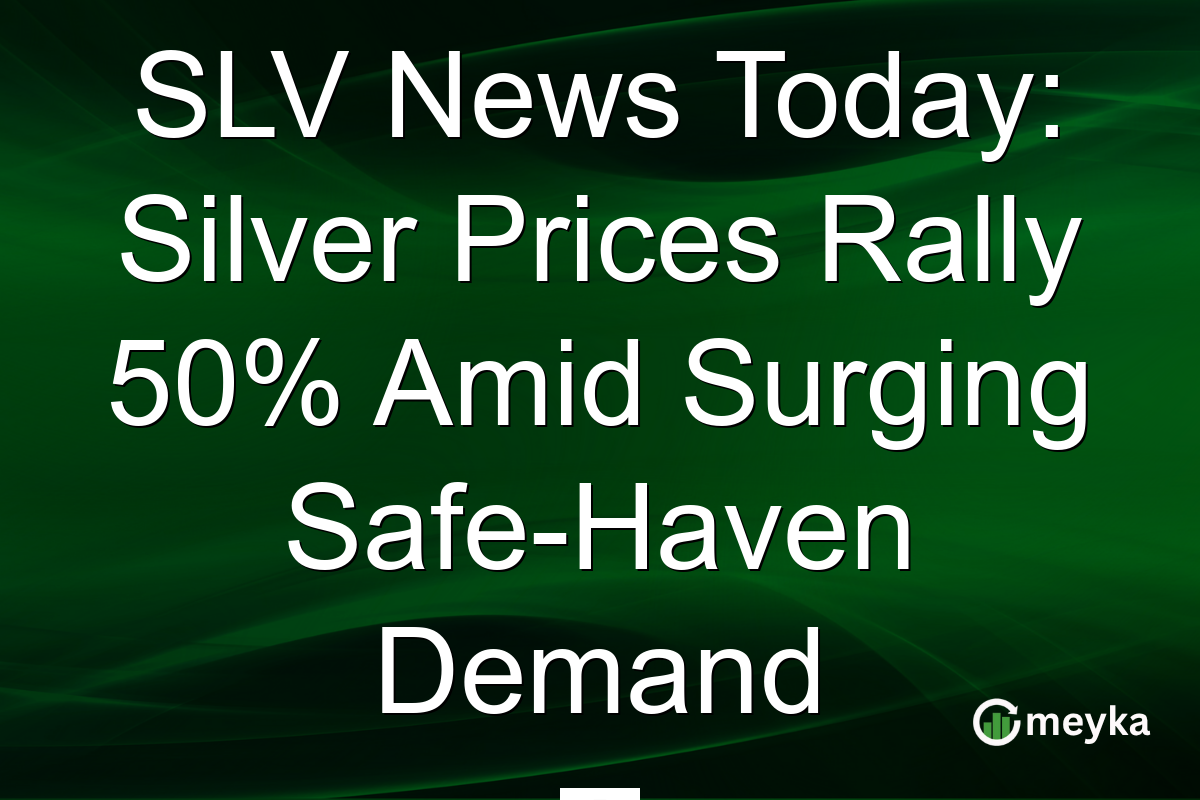 SLV News Today: Silver Prices Rally 50% Amid Surging Safe-Haven Demand