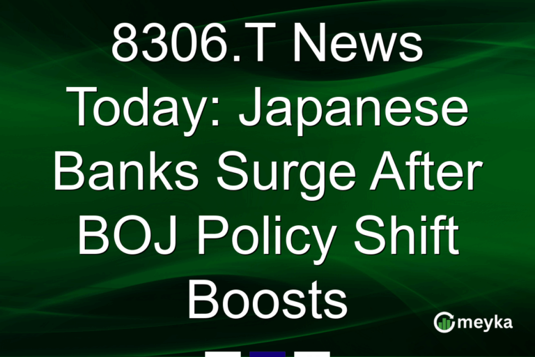 8306.T News Today: Japanese Banks Surge After BOJ Policy Shift Boosts