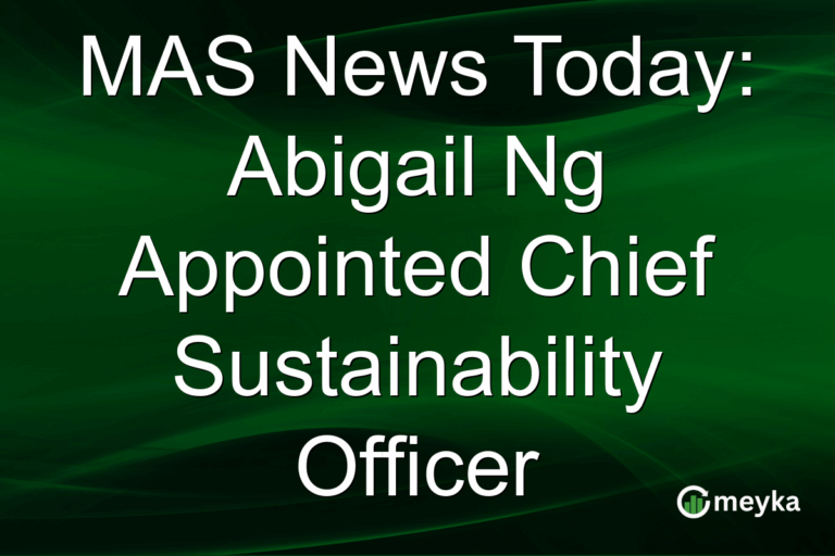 MAS News Today: Abigail Ng Appointed Chief Sustainability Officer