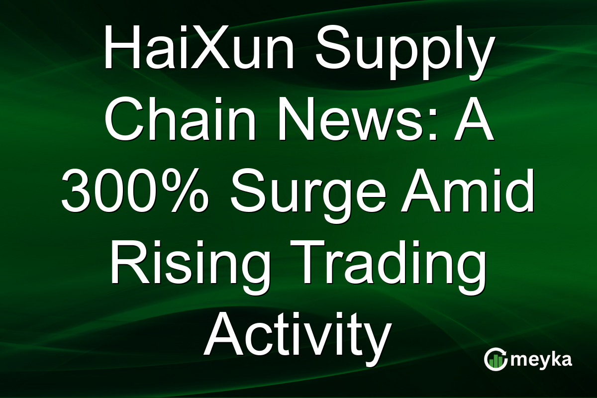 HaiXun Supply Chain News: A 300% Surge Amid Rising Trading Activity