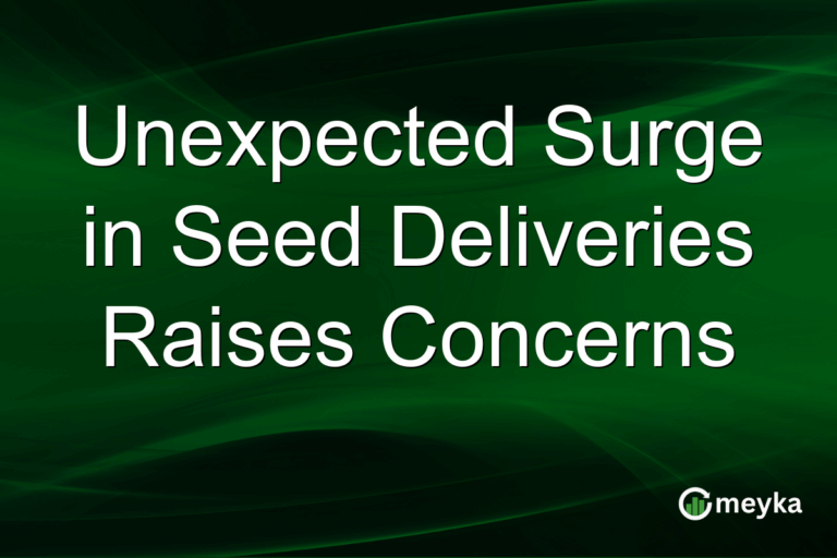 Unexpected Surge in Seed Deliveries Raises Concerns