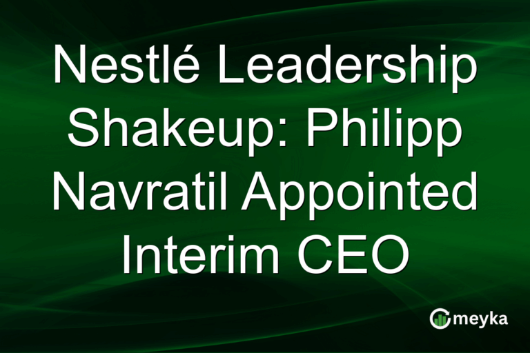 Nestlé Leadership Shakeup: Philipp Navratil Appointed Interim CEO