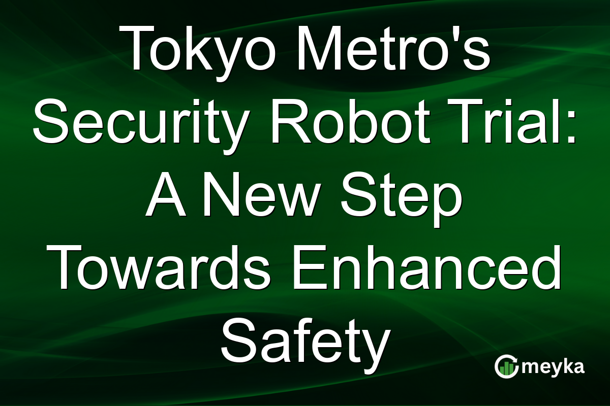 Tokyo Metro's Security Robot Trial: A New Step Towards Enhanced Safety
