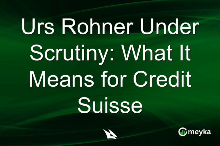 Urs Rohner Under Scrutiny: What It Means for Credit Suisse