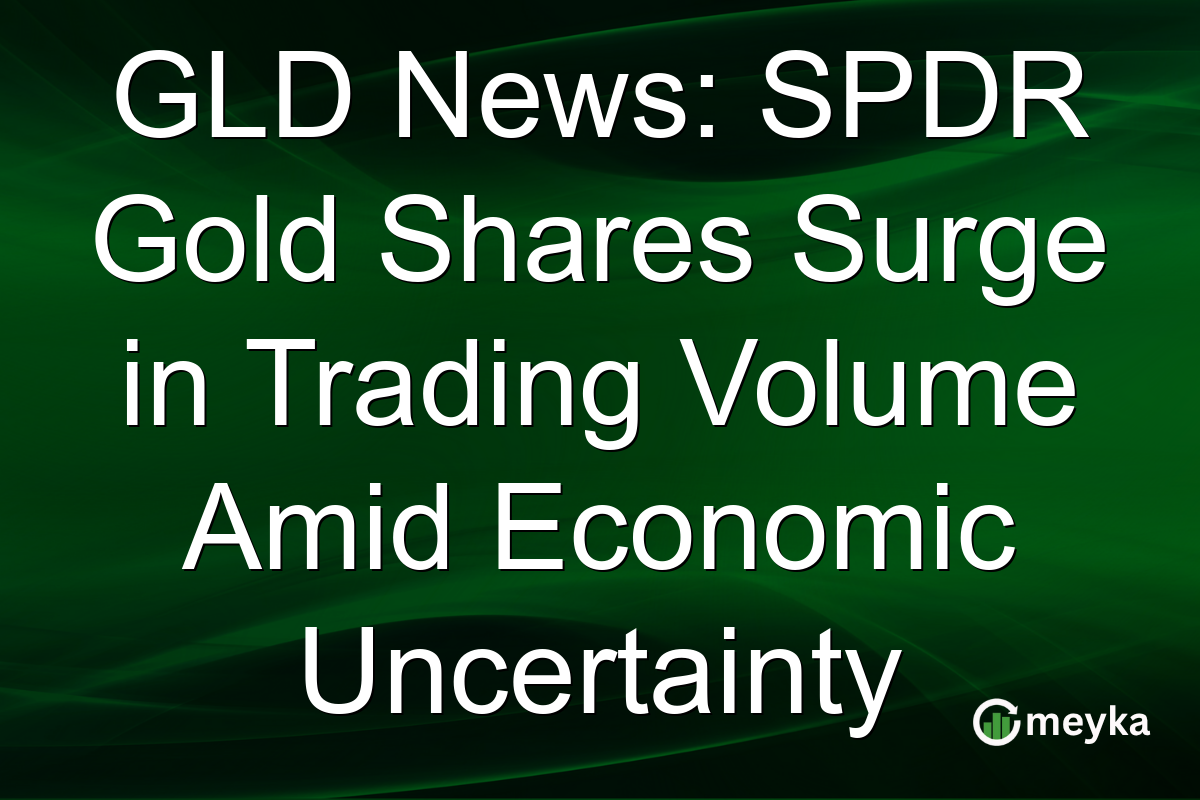GLD News: SPDR Gold Shares Surge in Trading Volume Amid Economic Uncertainty