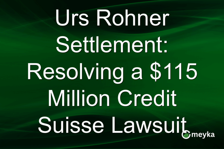 Urs Rohner Settlement: Resolving a $115 Million Credit Suisse Lawsuit