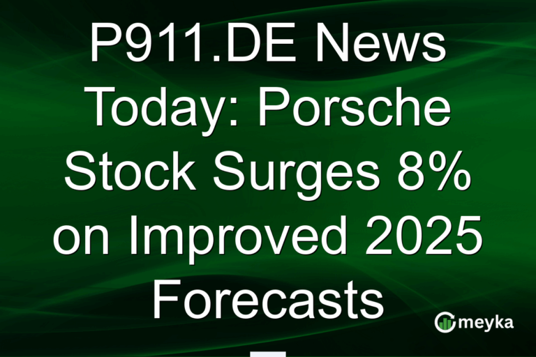 P911.DE News Today: Porsche Stock Surges 8% on Improved 2025 Forecasts