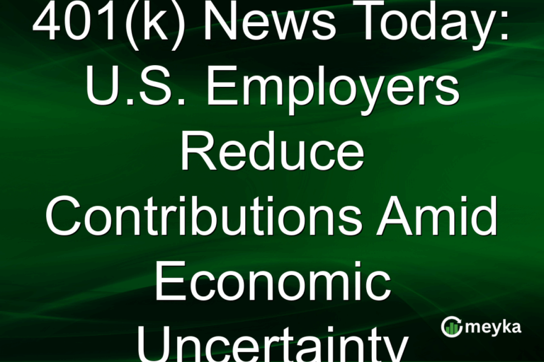 401(k) News Today: U.S. Employers Reduce Contributions Amid Economic Uncertainty
