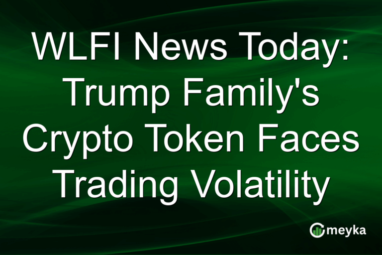 WLFI News Today: Trump Family's Crypto Token Faces Trading Volatility
