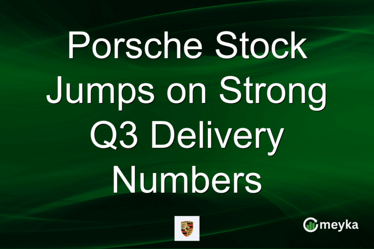Porsche Stock Jumps on Strong Q3 Delivery Numbers