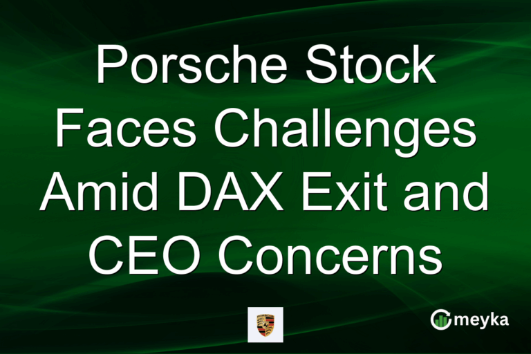 Porsche Stock Faces Challenges Amid DAX Exit and CEO Concerns