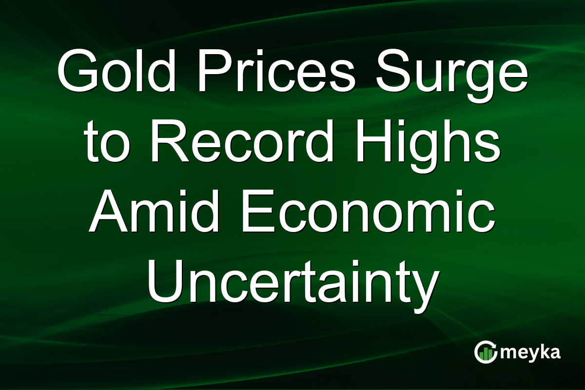 Gold Prices Surge to Record Highs Amid Economic Uncertainty