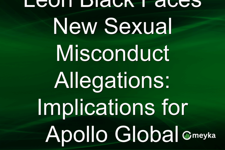 Leon Black Faces New Sexual Misconduct Allegations: Implications for Apollo Global Management