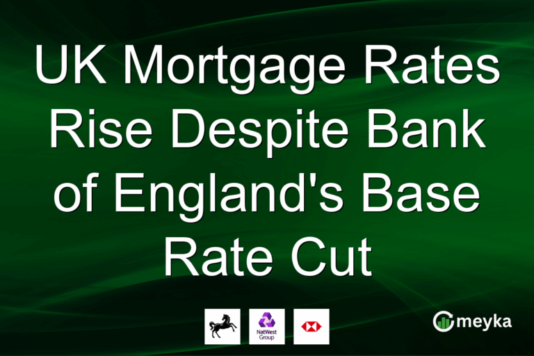 UK Mortgage Rates Rise Despite Bank of England's Base Rate Cut