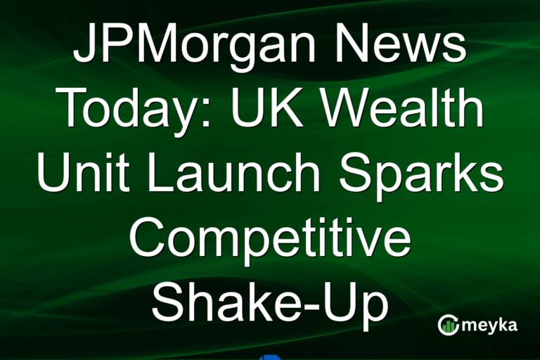 JPMorgan News Today: UK Wealth Unit Launch Sparks Competitive Shake-Up