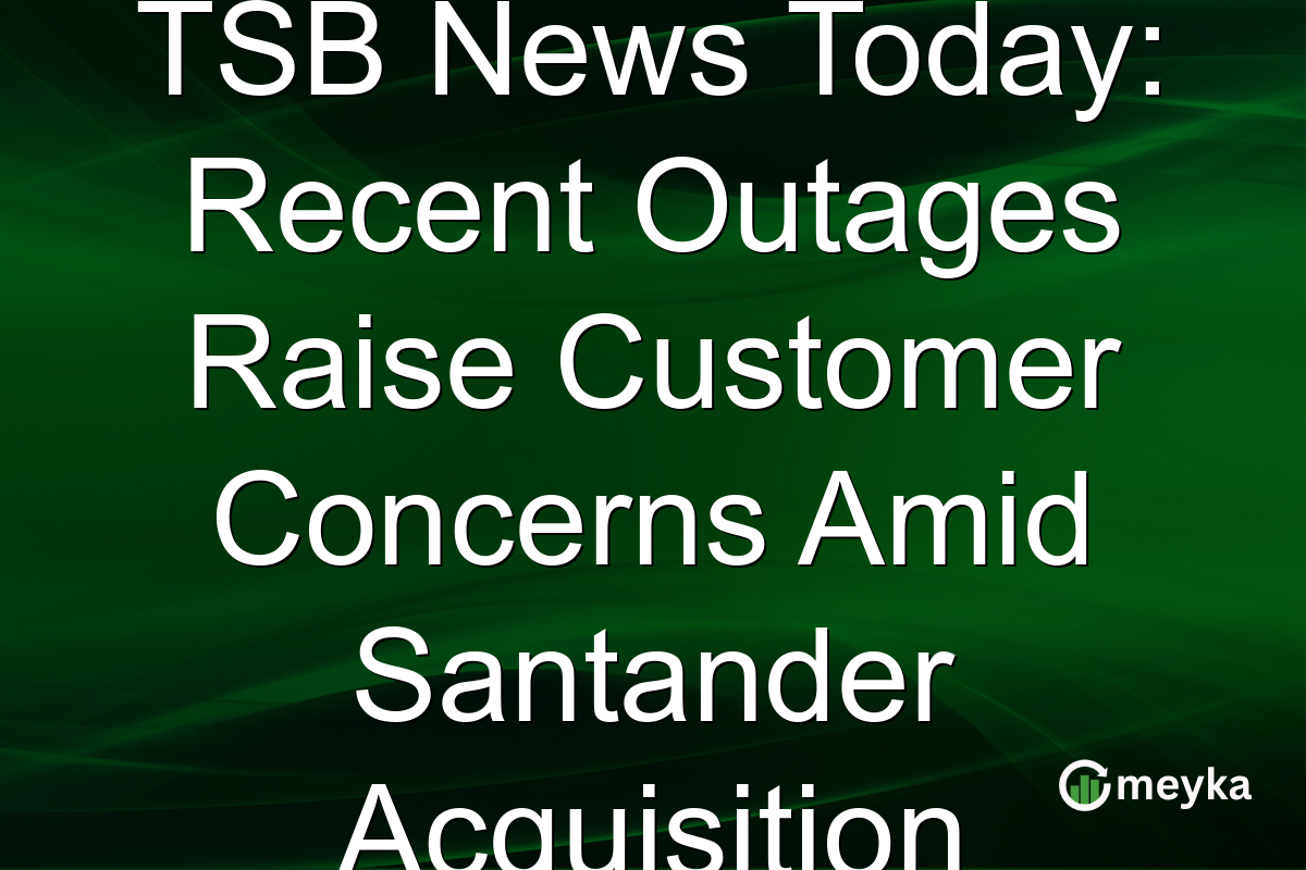 TSB News Today: Recent Outages Raise Customer Concerns Amid Santander Acquisition