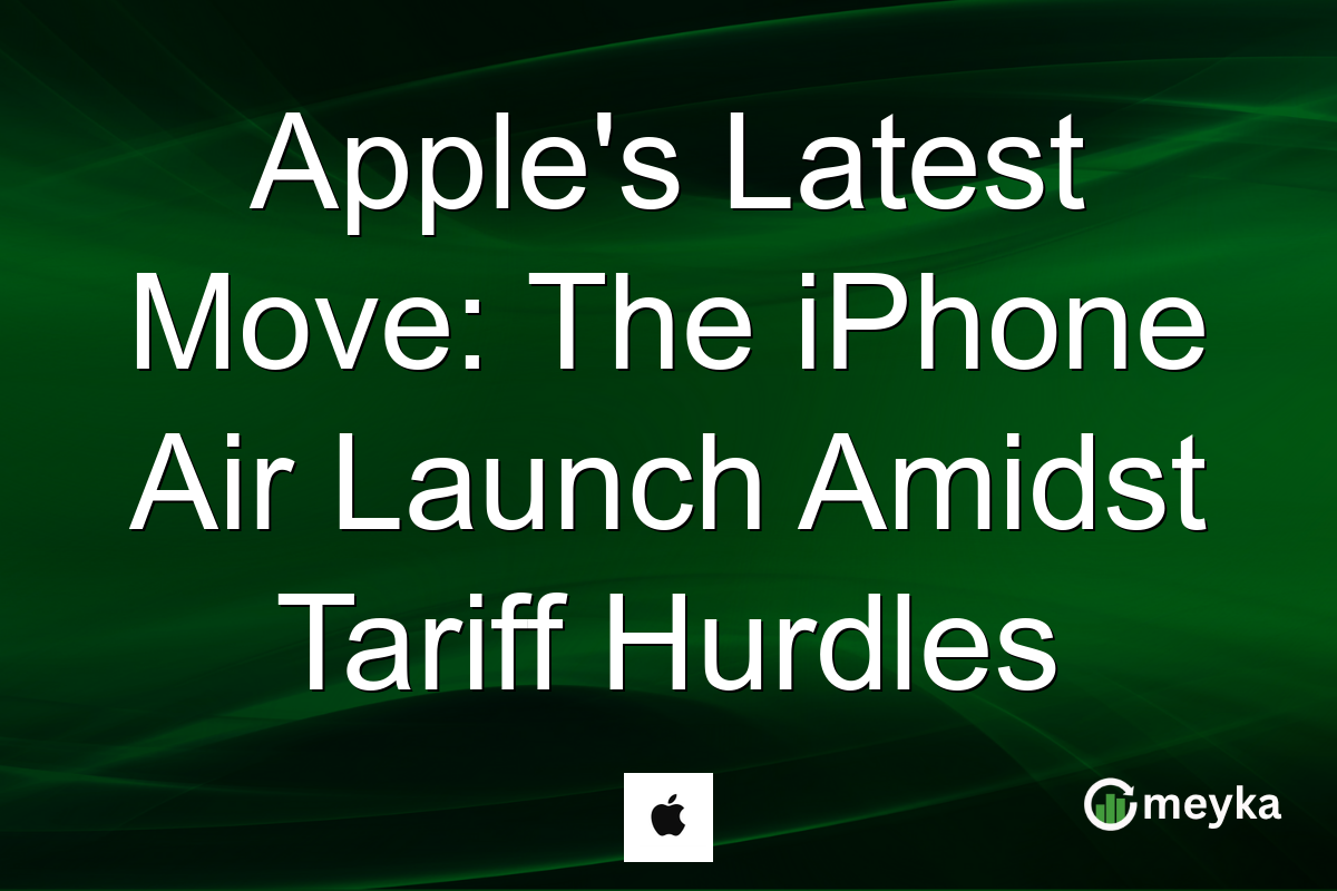 Apple's Latest Move: The iPhone Air Launch Amidst Tariff Hurdles
