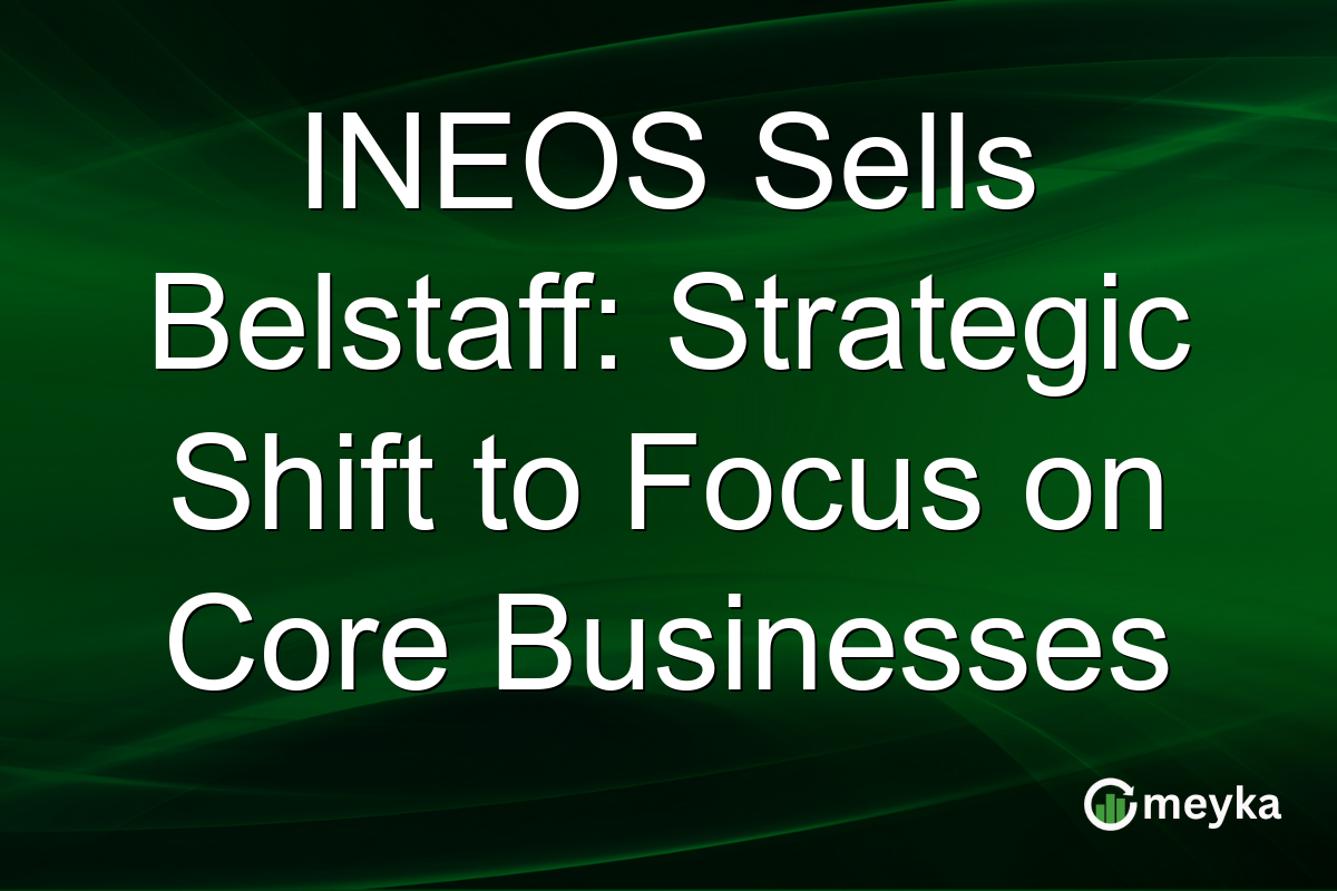 INEOS Sells Belstaff: Strategic Shift to Focus on Core Businesses