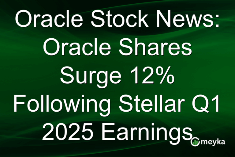 Oracle Stock News: Oracle Shares Surge 12% Following Stellar Q1 2025 Earnings
