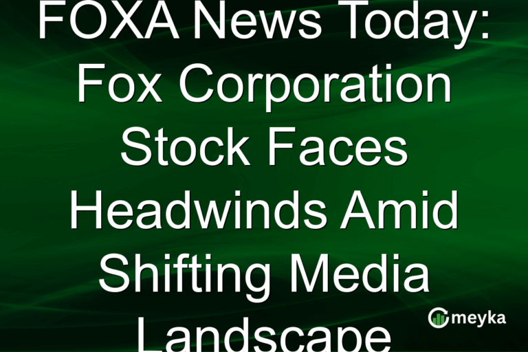 FOXA News Today: Fox Corporation Stock Faces Headwinds Amid Shifting Media Landscape