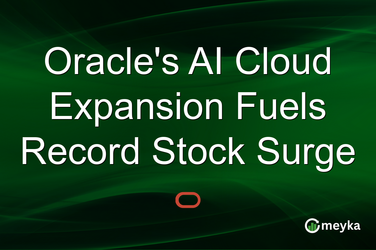 Oracle's AI Cloud Expansion Fuels Record Stock Surge