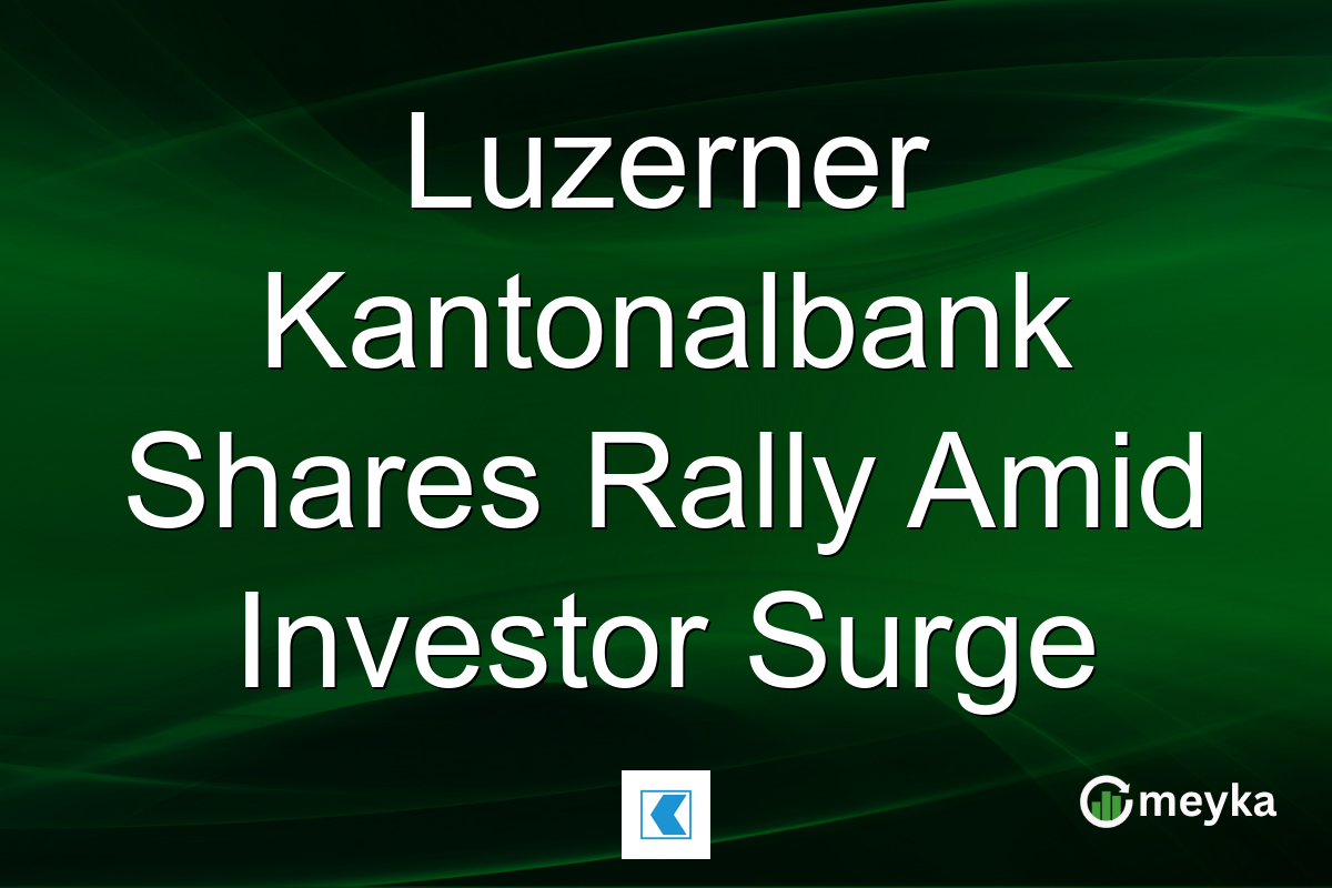 Luzerner Kantonalbank Shares Rally Amid Investor Surge