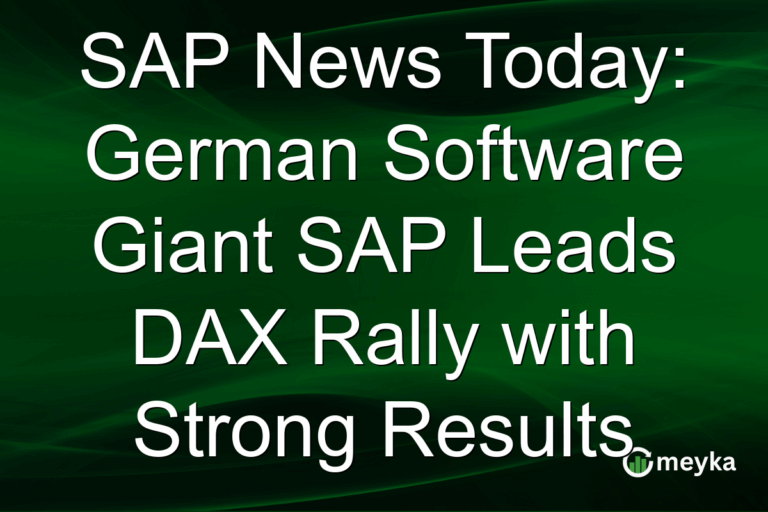 SAP News Today: German Software Giant SAP Leads DAX Rally with Strong Results