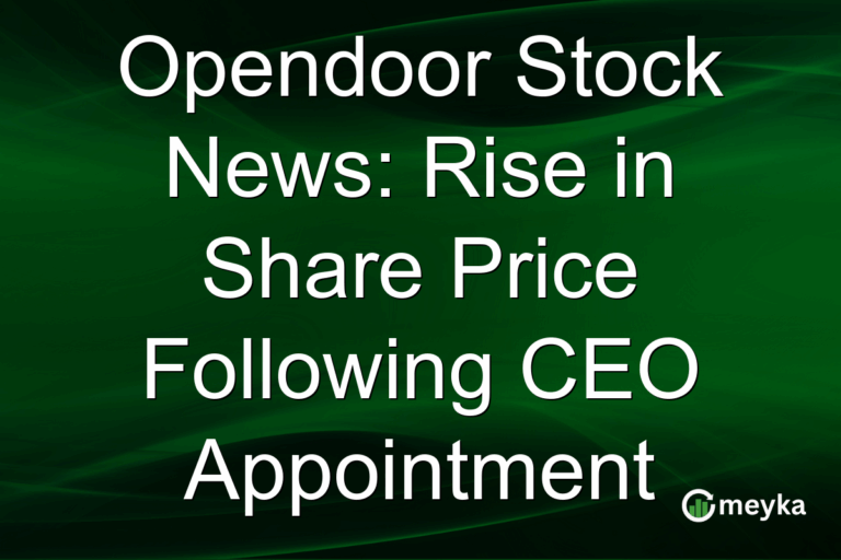 Opendoor Stock News: Rise in Share Price Following CEO Appointment