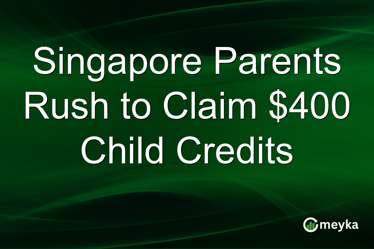 Singapore Parents Rush to Claim $400 Child Credits
