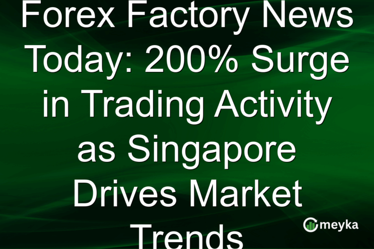 Forex Factory News Today: 200% Surge in Trading Activity as Singapore Drives Market Trends