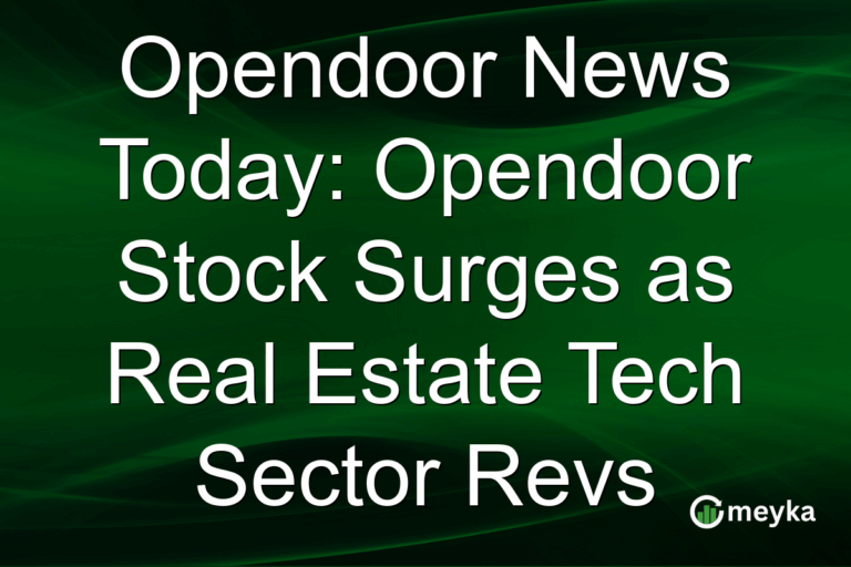 Opendoor News Today: Opendoor Stock Surges as Real Estate Tech Sector Revs