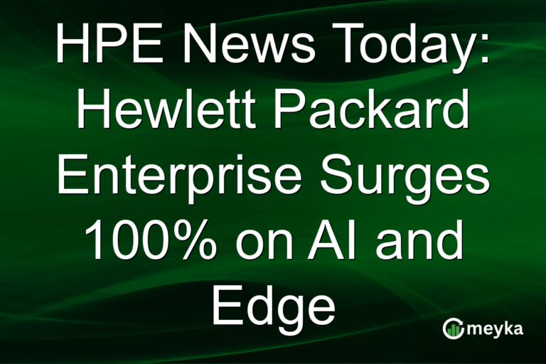 HPE News Today: Hewlett Packard Enterprise Surges 100% on AI and Edge